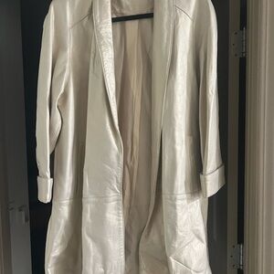Chic Cream Women's Trench Coat